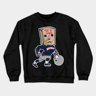 New England Fan In Hiding Crewneck Sweatshirt